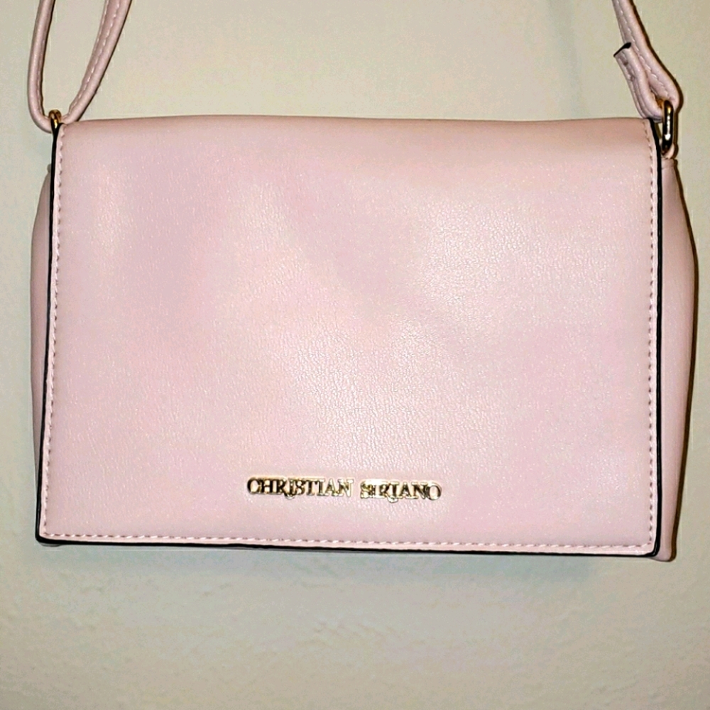 Christian Siriano light pink purse.
